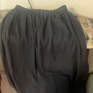 Banana Republic Black Pleated Bubble Skirt
